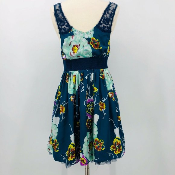 Free People Floral A Line Full Dress - Picture 4 of 8